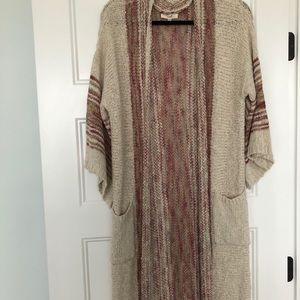 Easel brand, long knit cardigan